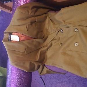 Two piece fully lined wool pants suit